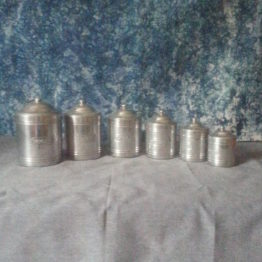 Série pots à épices aluminium